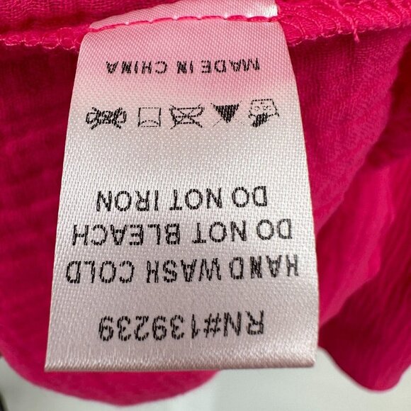 Pomander Place by Tuckernuck Sunset Colorblock Gauze Morgan Dress Tiered sz S - Picture 6 of 7